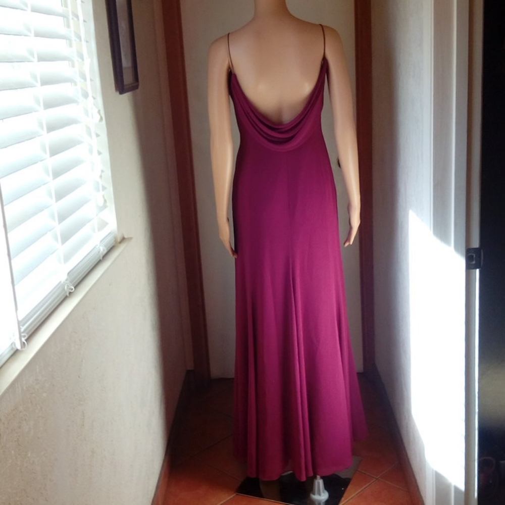 Vintage Burgundy Formal dress - Picture 2 of 7